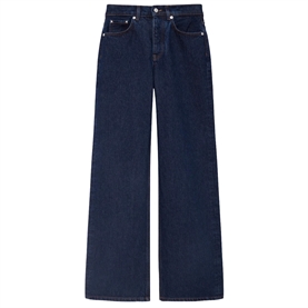 Anine Bing Hugh Jeans, Unwashed Blue